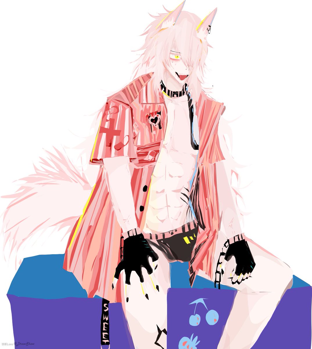 Lonsdaletia's tweet photo. Your good wolf.🐺 
#DCdrawshow #Lons #狼嘶 #オオカミ
#늦대 #wolf #male #draw #drawing #doodle #painting #practice #Colors #colorful https://t.co/tNXu45691C