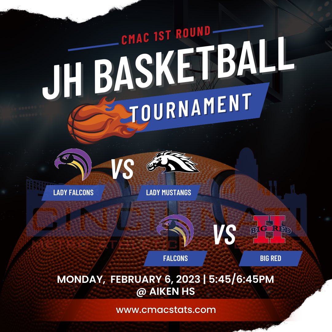 AikenFalcons's tweet image. Game day. 😈🏀

Baby birds are in #CMAC tournament action tonight in The Nest! Girls take on @WestHiMustangs at 5:45pm &amp;amp; boys take on @BIGREDATHLETICS at 6:45pm. 

🎟️ available online at the link below and are $4/$2.

#AikenBKB #AikenGBB #AikenJH #SWOOP

aikenfalconsathletics.com/partner/28/eve…