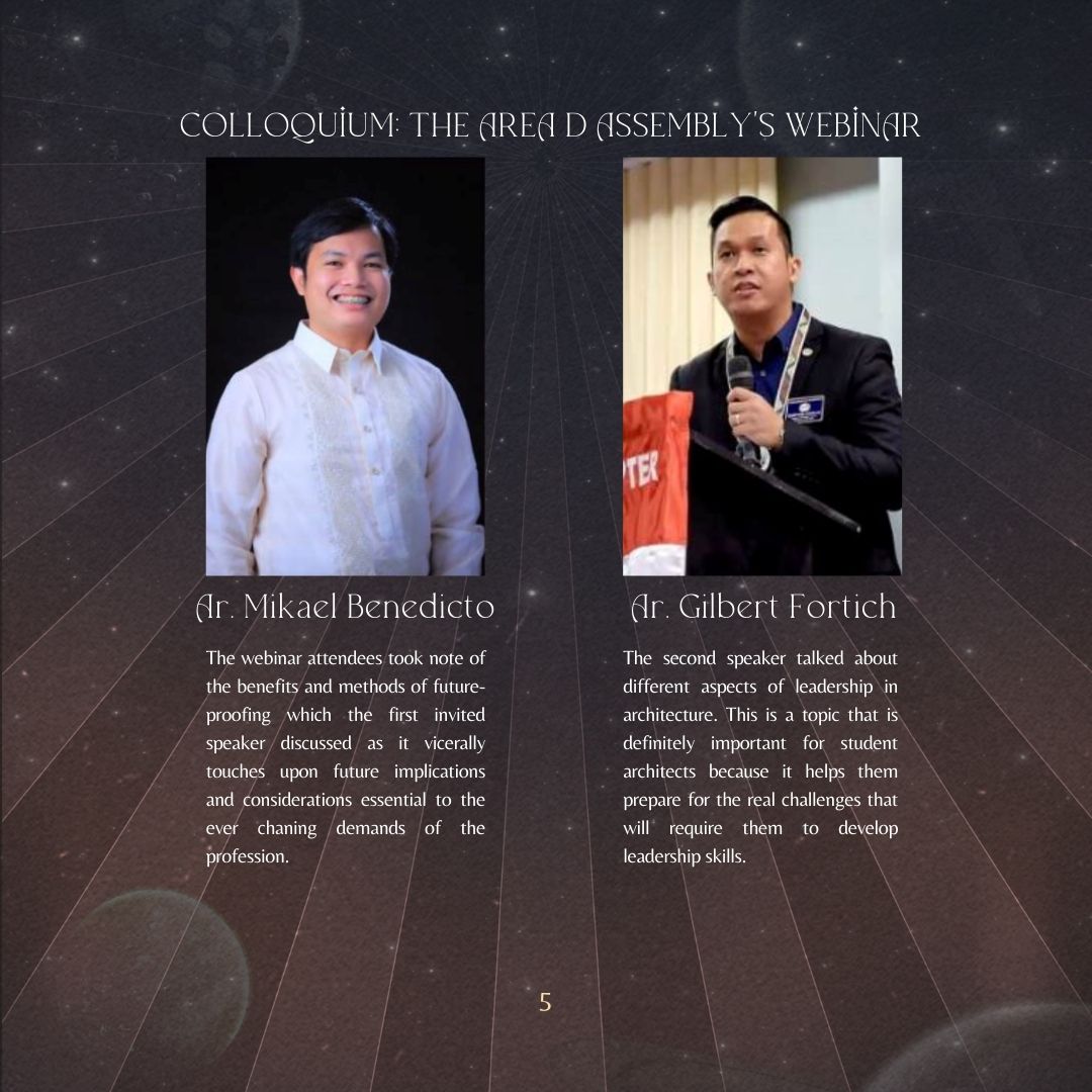 uapsaAreaD's tweet photo. Colloquium: The Area D Assembly's Webinar

Thank you, Ar. Mikael Benedicto and Ar. Gilbert Fortich for sharing your time with us on the recently concluded webinar. 

✮𝕊𝕚𝕔 𝕝𝕦𝕔𝕖𝕒𝕥 𝕝𝕦𝕩 𝕧𝕖𝕤𝕥𝕣𝕒✮

#AlabUAPSA
#AreaDAssembly2023
#AuroraTheGenesisOfTheGlorious https://t.co/L4kXUWnlDR