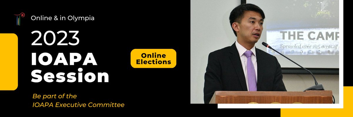 IOAPA ELECTIONS: Nominations will open on 15th February 2023 and close on 17th March 2023. 

Online General Assembly (16th April 2023). We are looking for members who would like to give back with their time and commitment. 

ioapa.org/activities/ioa…