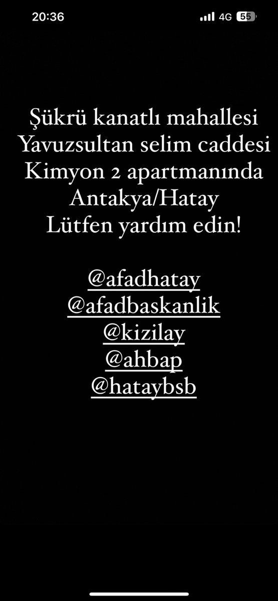 #deprem #afadhatay #ahbap