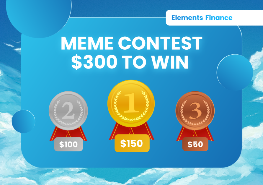 Elements Finance (๐,๐งก) (@elements_fi) on Twitter photo MEME CONTESTโก
$300 to win ๐
How to participateโ
- RT + Follow <a href="/Elements_Fi/">Elements Finance (๐,๐งก)</a> ๐โค
- Post your meme with #ElementsFinance on Twitter ๐ฆ MEME CONTESTโก
$300 to win ๐
How to participateโ
- RT + Follow <a href="/Elements_Fi/">Elements Finance (๐,๐งก)</a> ๐โค
- Post your meme with #ElementsFinance on Twitter ๐ฆ