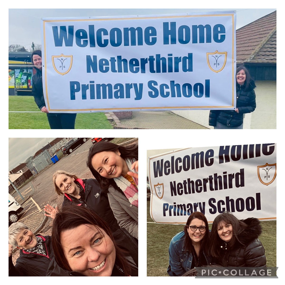Netherthird Twitter page has exploded with lovely comments. I can’t thank everyone enough for their kind words. What a welcome home for the children and staff. Very happy, proud but emotional Head Teacher 💛💙