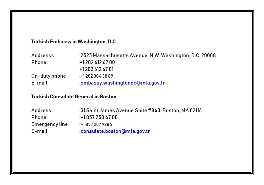 TC_VasingtonBE's tweet image. In view of the earthquakes in Türkiye, please find below our Embassy's and Consulates' contact information for all aid related matters.
@HMuratMercan