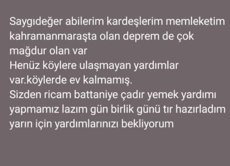 bariskrmlk's tweet photo. #deprem #AFAD #ANKARA #kecioren #Kahramanmaras #afaddeprem #yardımkampanyası #kahramanmaraş 
05342094604 tırımız yarın 16:00 ankaradan kalkacak https://t.co/eZ2wj5LCnF