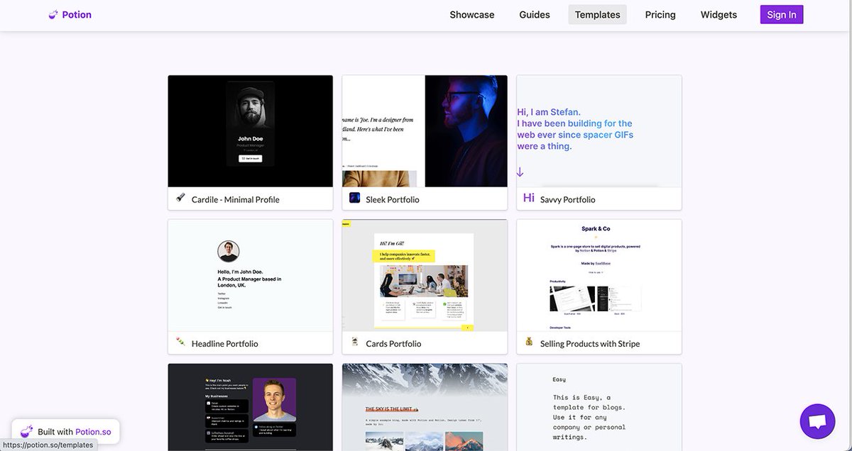 Shout out to <a href="/noahwbragg/">Noah Bragg 🔥</a> for adding my new Cardile template to the Templates gallery on <a href="/potion_so/">🧪 Potion</a> 🙌

→ potion.so/templates