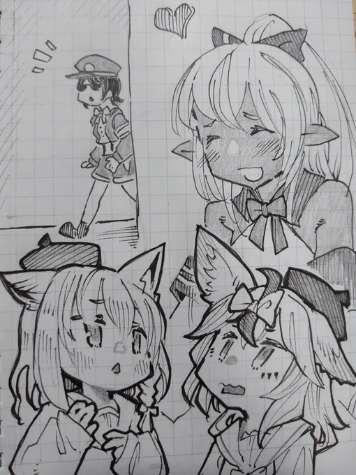かわいい女の子を描きました。
#絵フブキ
#絵まる
#しらぬえ
#プロテインザスバル 