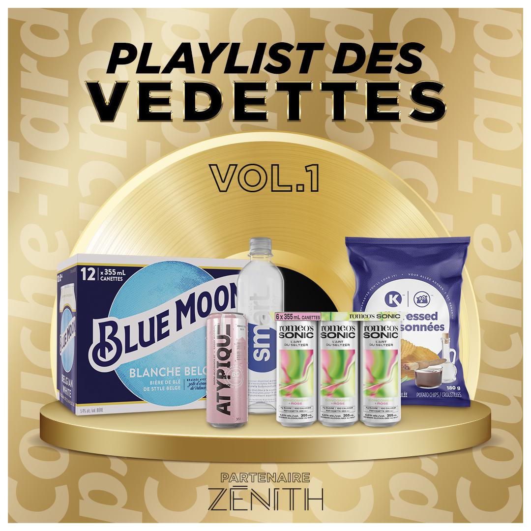 Couche-Tard (@couchetardqc) on Twitter photo Nos #produitsvedettes sont fans de musique ! 🎶 
Découvrez leur coup de cœur en dévorant leur délicieuse #playlist ici : spoti.fi/3jxLK4w. 👈✨ 
Êtes-vous capable de deviner quel produit a choisi quelle chanson? 🤔 Nos #produitsvedettes sont fans de musique ! 🎶 
Découvrez leur coup de cœur en dévorant leur délicieuse #playlist ici : spoti.fi/3jxLK4w. 👈✨ 
Êtes-vous capable de deviner quel produit a choisi quelle chanson? 🤔