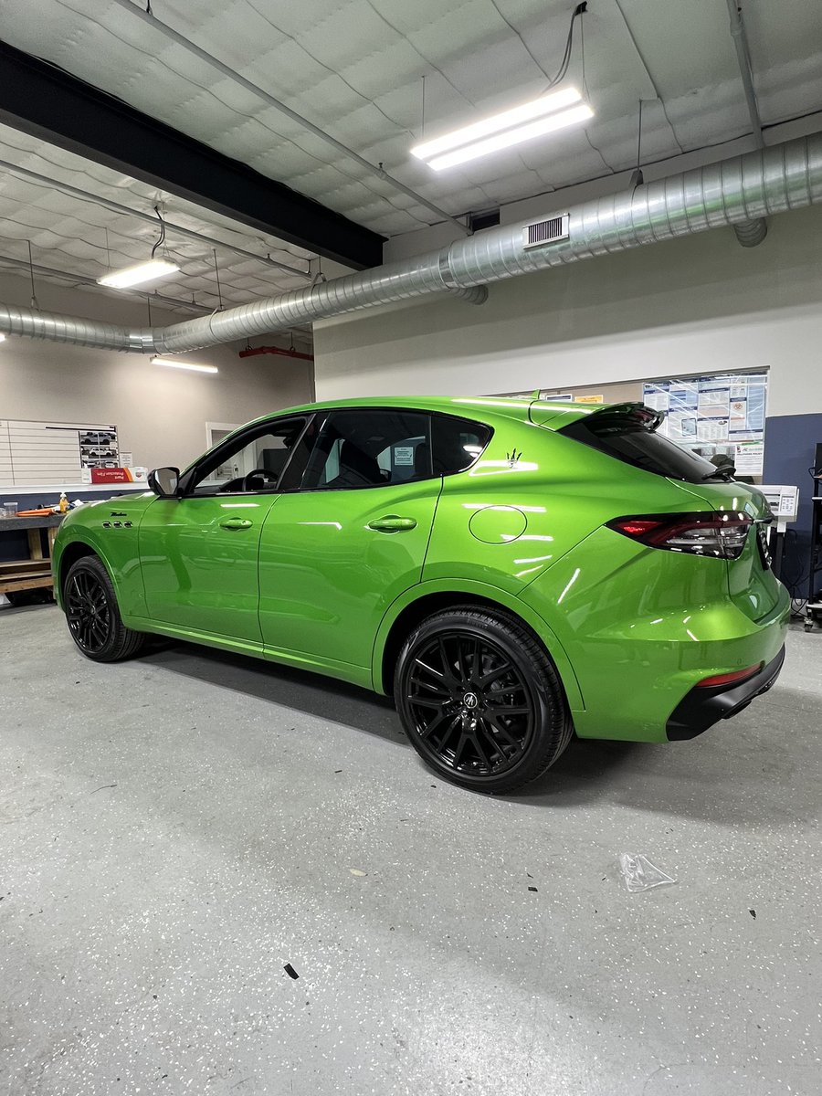 AutoActionNJ's tweet image. Happy Monday! Check out this brand new Maserati Levante Modena that our team applied @llumarfilms PAINT PROTECTION FILM on! Absolutely incredible! Never a scratch on this car from now on! #llumarppf #autoaction #autoactiontech #kenilworth #paintprotection #maserati #coolcars