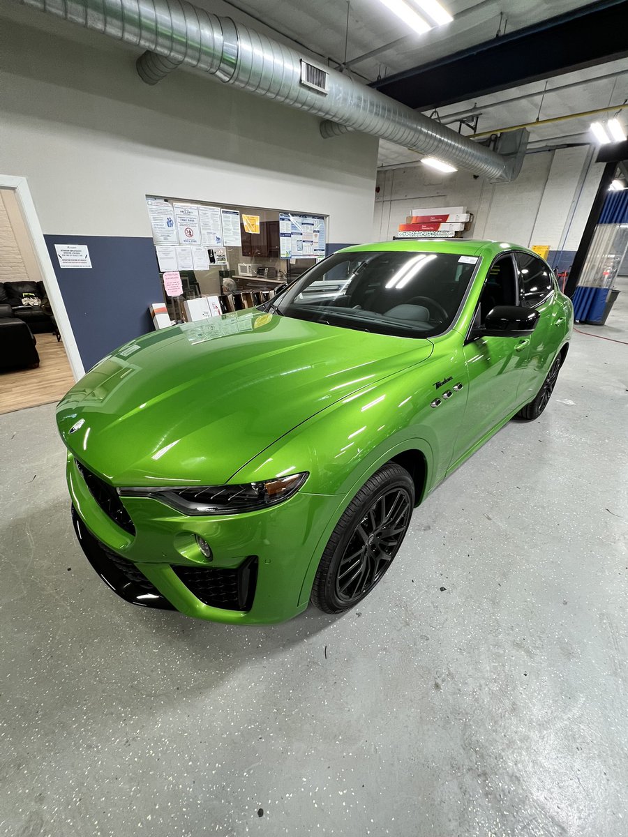AutoActionNJ's tweet image. Happy Monday! Check out this brand new Maserati Levante Modena that our team applied @llumarfilms PAINT PROTECTION FILM on! Absolutely incredible! Never a scratch on this car from now on! #llumarppf #autoaction #autoactiontech #kenilworth #paintprotection #maserati #coolcars