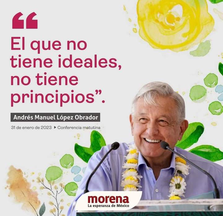 VeroColladoMx's tweet photo. Les comparto esta excelente frase para comenzar la semana y motivarnos para seguir avanzando. ☀️
@lopezobrador_
@PartidoMorenaMx
@DiputadosMorena

#legislandoconelcorazon
#andresmanuellopezobrador
#DiputadasYDiputadosMorena
#morenasí 
#CuartaTransformación 
#4T https://t.co/dCFGREpFCy