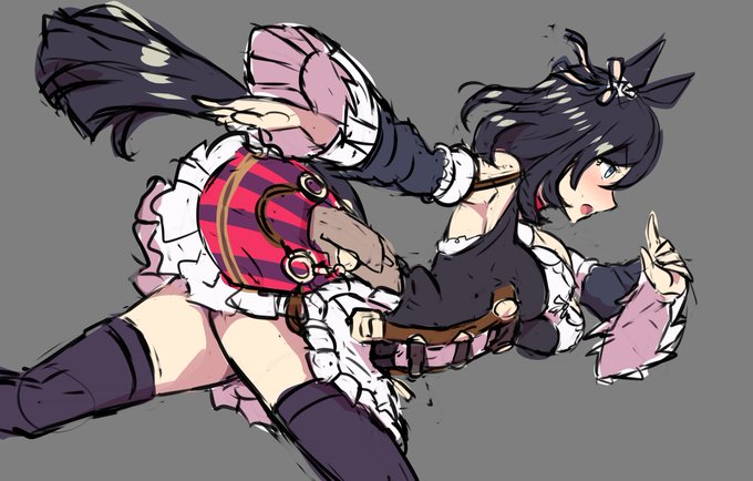 モノクロ絵の練習のつもりでしたけど、やっぱりカラーに。 