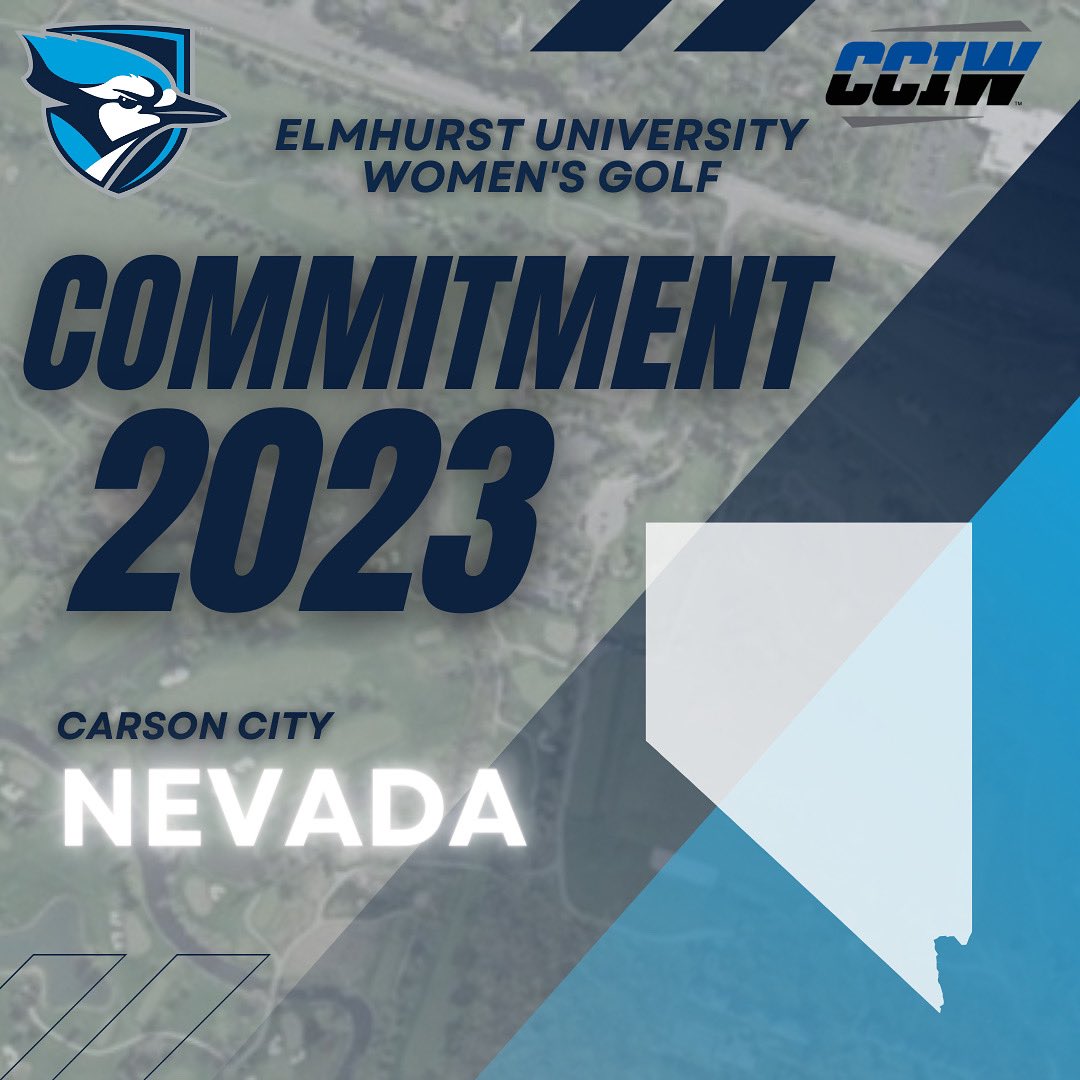 NEWS FLASH!!
Elmhurst University Women’s Golf has a confirmed commit for the Fall 2023 from Nevada! ⛳️
#rollJAYS