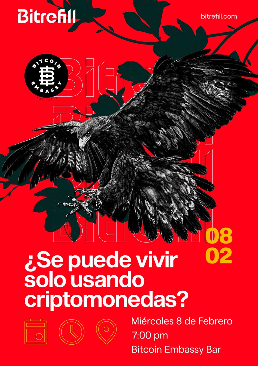 Alguna vez te has preguntado cómo sobrevivir tu día a día utilizando únicamente #crypto. Nuestros amigos de <a href="/bitrefill/">Bitrefill</a> te lo cuentan en nuestro próximo #meetup.

#bitcoinemb #meetups #cryptocurrencies #Criptomonedas