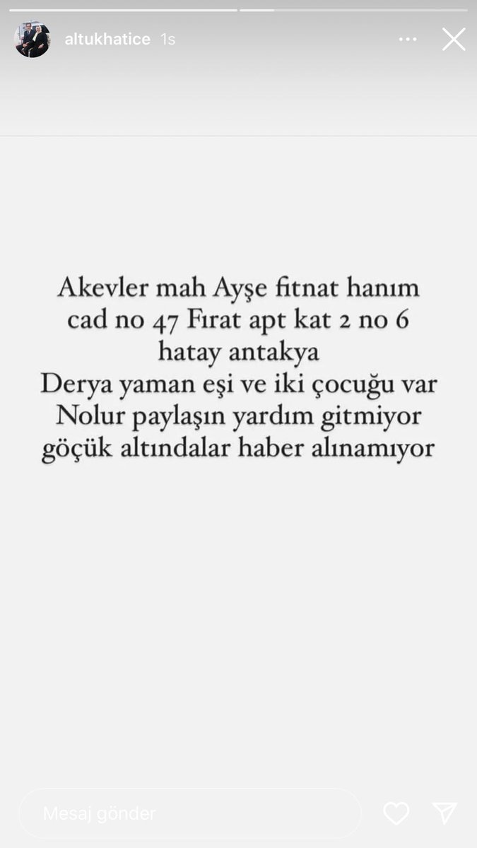 ahmetesmer2121's tweet photo. Hataya yardım lazım???
#deprem #enkazaltındayım #Turkiye #hataydepremi https://t.co/k8WqBh5bzN