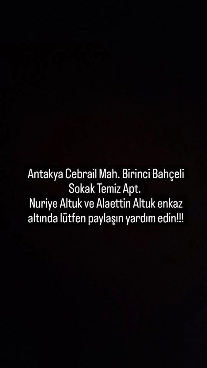 Hataya yardım lazım???
#deprem #enkazaltındayım #Turkiye #hataydepremi