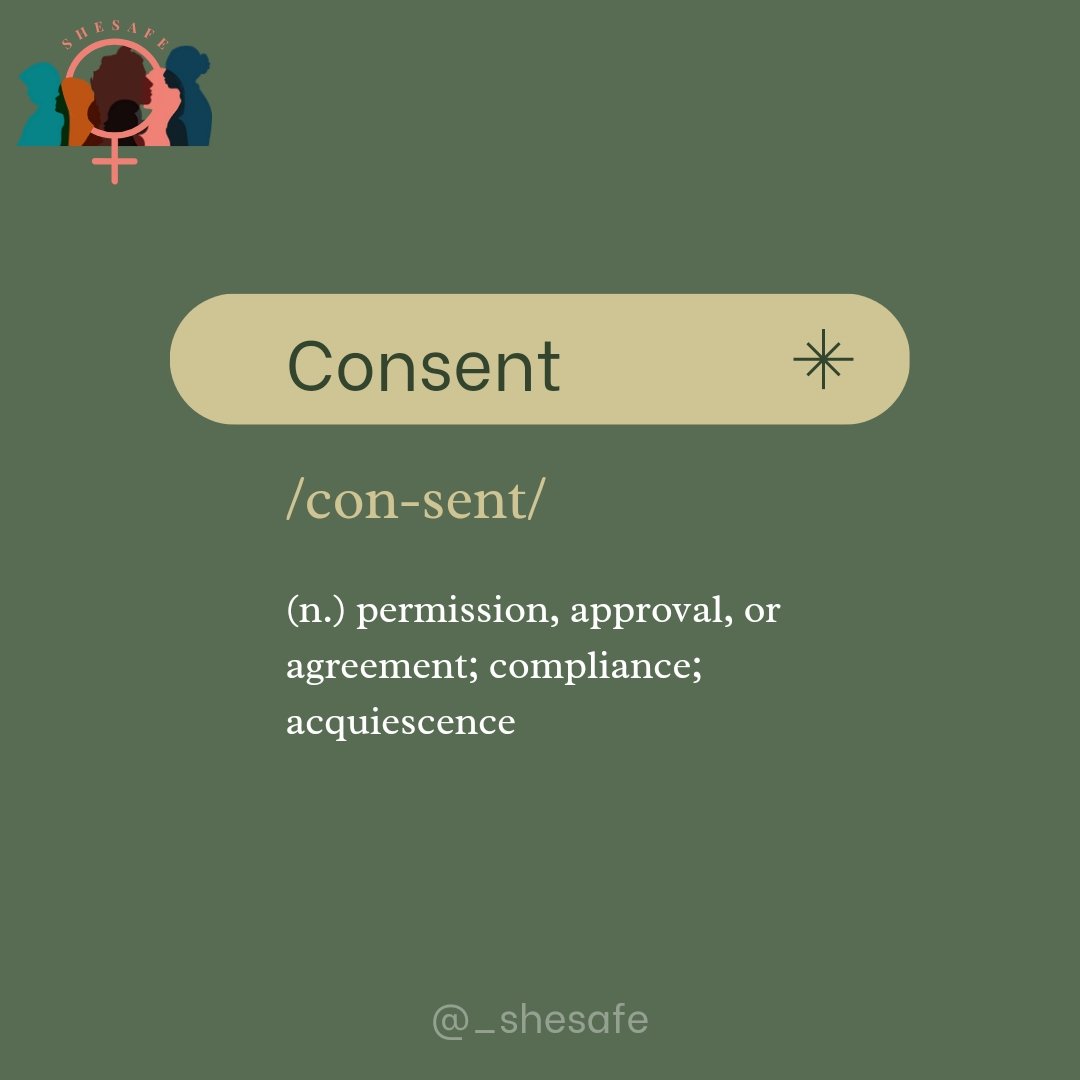 _shesafe's tweet photo. What is Consent ?!
What is permission ?! What does a “ no “ mean ? 
Team SHESAFE is here to educate you , aware you about anything and everything related to consent and women safety
#shesafe #womensafety #womensafetyawareness #consent #safeculture #spreadawareness #consentiscool https://t.co/UtJwljrZpi
