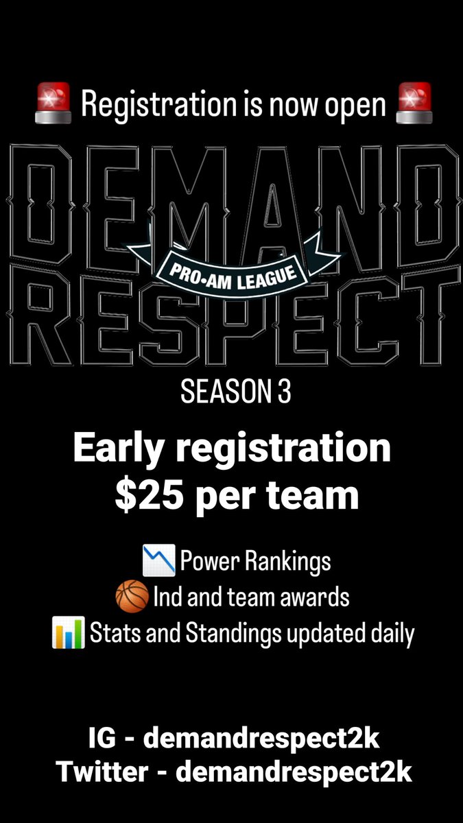 We did the finals last time, we taking the chip this time 😤<a href="/DemandRespect2k/">DemandRespect2k</a>