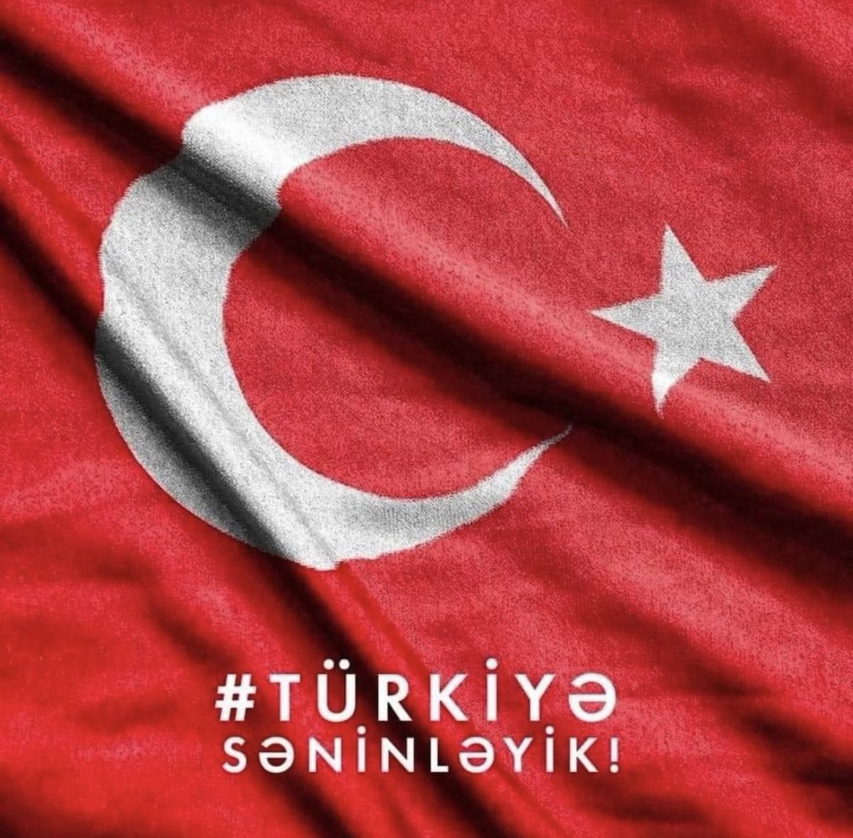 Türkiyəm, səninləyik. Allah zəlzələdə həyatını itirənlərə rəhmət eləsin, yaralanlara şəfa versin.