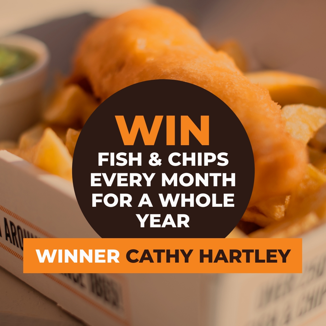 🚨COMPETITION WINNER ANNOUNCEMENT🚨

Thanks to everyone who entered, but there can only be one winner!

Congratulations to Cathy Hartley, you’ve won free fish and chips every month for a year! 🐟

Now that’s what we call a tasty win, we’ll be in touch soon to discuss your win.