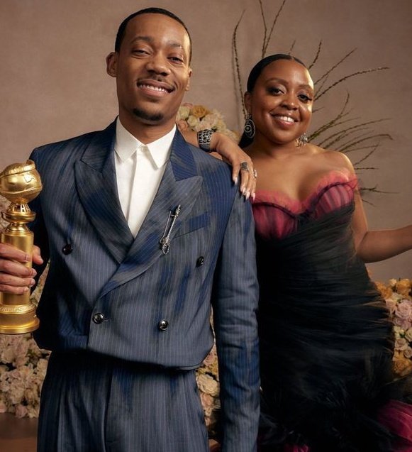 merasnixx's tweet photo. quinta brunson e tyler james williams vão dar voz aos personagens mulher gavião e gavião negro no especial de dia dos namorados de harley quinn!! https://t.co/RzWwqebeEx