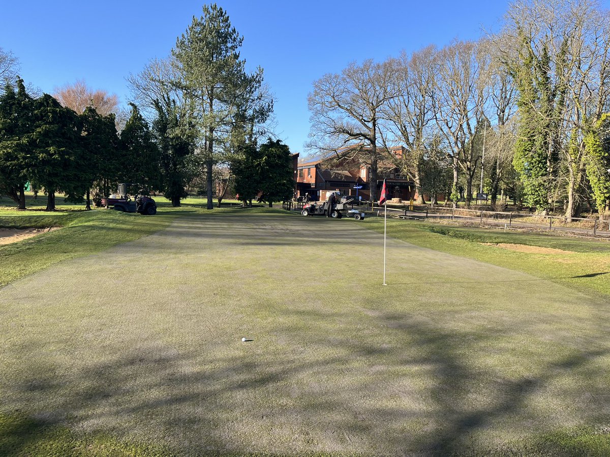 Neil Davey (@neildavey1985) on Twitter photo A little tlc on one of the weakest greens today. 13mm hollow core 2.5” deep at 2” spacing and 18 bags of Leo zero from <a href="/turfcare1/">Daniel Jones</a> to backfill 👍 A little tlc on one of the weakest greens today. 13mm hollow core 2.5” deep at 2” spacing and 18 bags of Leo zero from <a href="/turfcare1/">Daniel Jones</a> to backfill 👍