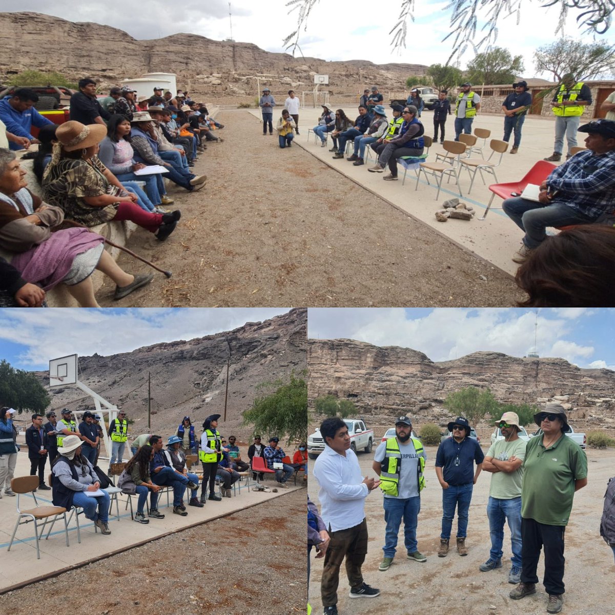 #Lasana🟢Continuando la jornada Territorial las autoridades de Gobierno Regionales, comunales y de Servicios del Agro; <a href="/indapafta/">INDAP Antofagasta</a>, <a href="/CONAF_Antofa/">CONAF Antofagasta</a> , <a href="/CNRCHILE/">Comisión Nacional de Riego Chile</a> y <a href="/sagchile/">SAG</a> se trasladaron hasta localidad de Lasana para coordinar soluciones a la brevedad posible para las familias 👨‍🌾👩‍🌾