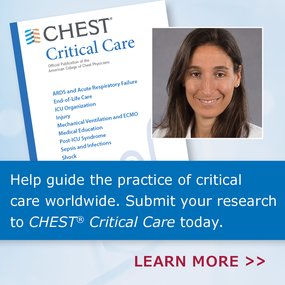 CHEST on Twitter "It’s official new open access journals CHEST