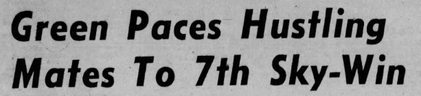 TheAggship's tweet photo. On this day in Utah State sports, 1960: Utah State extends its winning streak to 11 games with an 86-59 win over New Mexico. The Aggies were led by Cornell Green's game-high 28 points and 18 boards, along with 21 points from Max Perry https://t.co/exXSX3auy0