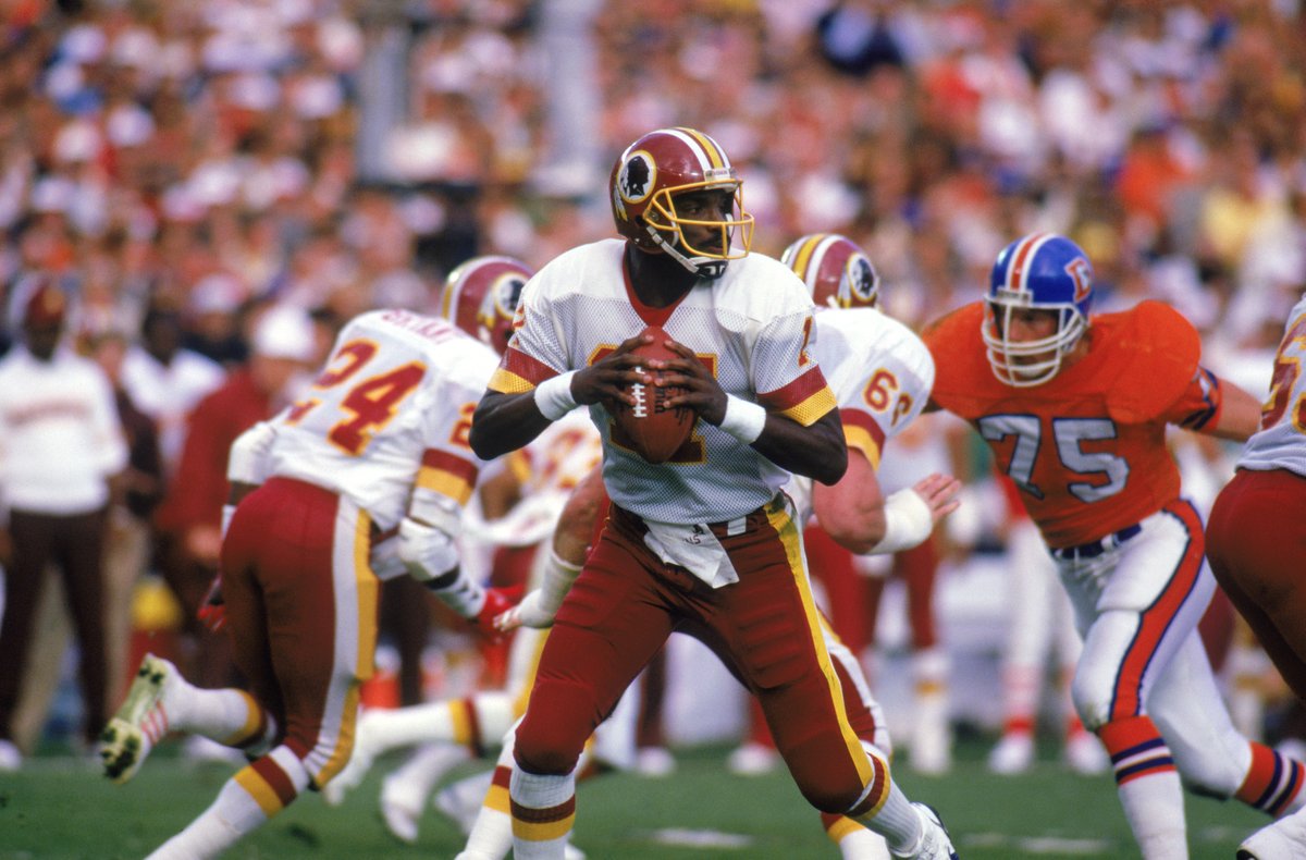 ZachBadgerhouse's tweet photo. 28 African Americans that made an impact in sports.

Day 6:
Doug Williams was the first African-American quarterback to win a Super Bowl. He won the big game with the Washington Redskins in 1988. https://t.co/DkOkrF3adu