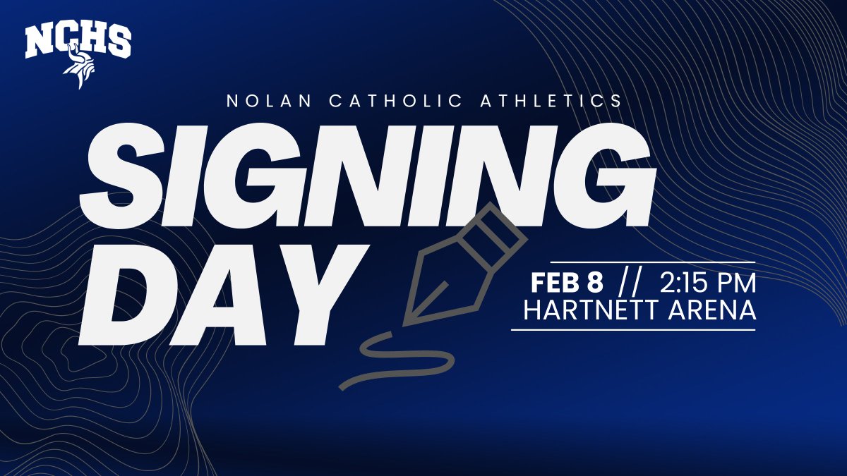 Don't forget, this Wednesday at 2:15 pm we will celebrate 10 student-athletes who have signed to compete at the next level! ✍️
•
•
#EstoDux #NextLevelVikings