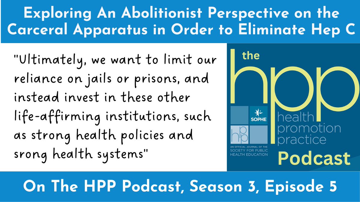 Prashasti Bhatnagar and Sonia Canzater on  "What is #AntiRacism in Health Promotion Practice?"

Podcast:  hpp.pub/podAbolition

 Open paper: hpp.pub/ARabolition    

Please enjoy and share the links!

@prashasti_b  <a href="/S_ELLBee/">S_Can</a>  <a href="/GeorgetownLaw/">Georgetown Law</a>  #Abolition #HepC <a href="/carlosex/">Carlos RodriguezDiaz</a>