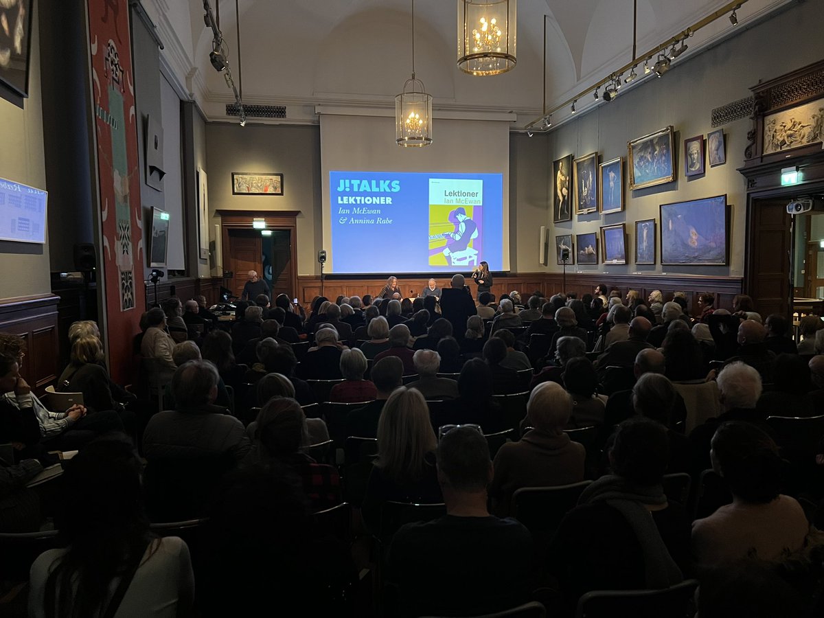 Dags för Ian McEwan på <a href="/Judiskkultur/">Judisk kultur</a> <a href="/Brombergsforlag/">Brombergs Bokförlag</a> #ianmcewan ⭐️