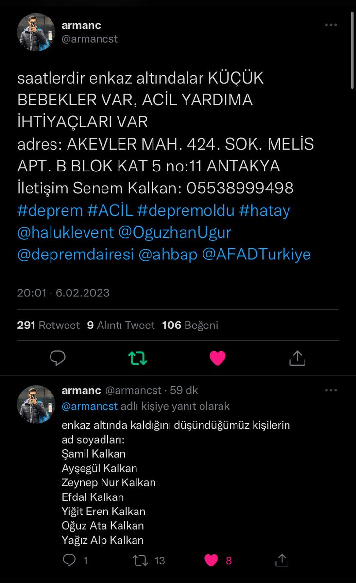 YAYALIM #deprem #hatayantakya #antakyadeprem #depremhatay