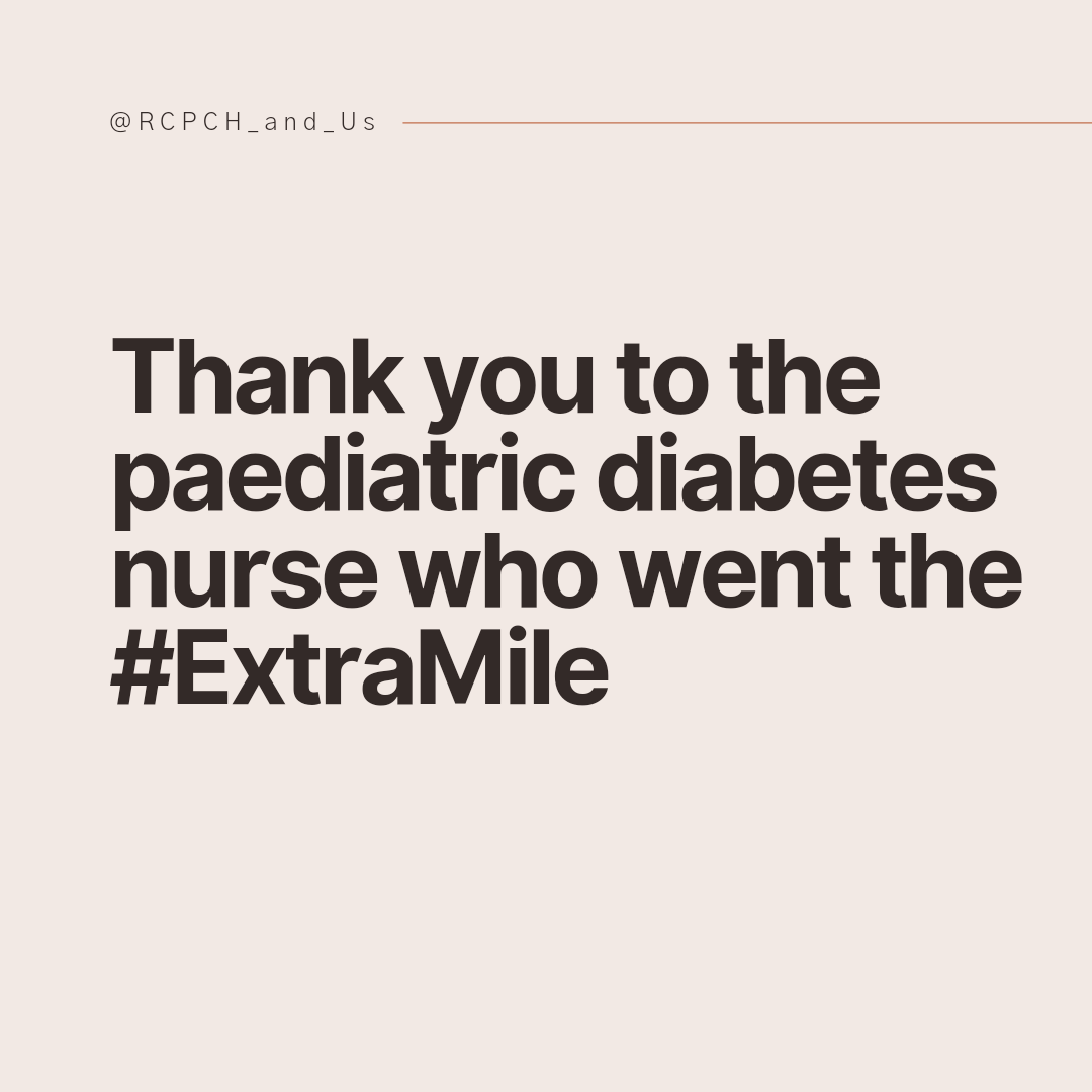 As part of our thanks on #ReclaimSocial day, one volunteer shared how a #diabetes nurse went the #ExtraMile calling to check in when the app data was saying the chance of a hypo was a becoming a risk, reaching out, reassuring &amp; helping a young person to manage their type 1.