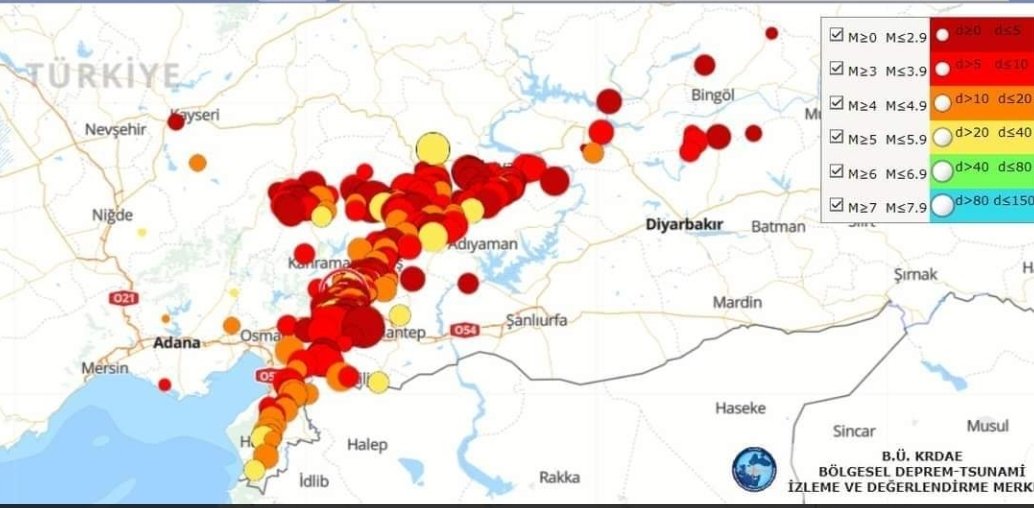 REPORTED EARTHQUAKES FROM WITHIN
THE TURKISH BORDERS REGIONAL MAP OF SYRIA 🌍 TURKISH BORDER.
🇸🇾🇹🇷🇸🇾🇹🇷🇸🇾🇹🇷🇸🇾🇹🇷🇸🇾🇹🇷🇸🇾🇹🇷🇸🇾🇹🇷🇸🇾🇹🇷
TÜRKİYE'DE YAŞANAN DEPREMLERİN BÖLGE HARİTASI
#Syria #Türkiye #Peace #Earthquake 
#HumanitarianAssistance #SaveLives