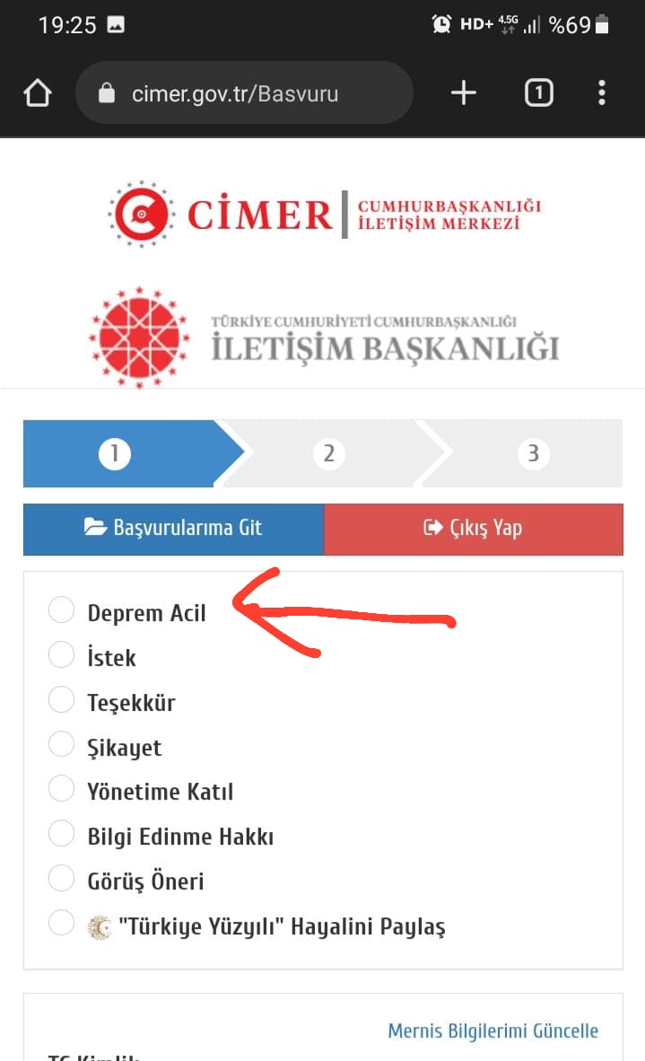 dabininguccisi's tweet photo. @RabbitJungoo Arkadaşlar cimerde deprem acil sekmesi aktif ve anında cevap geliyor haber alamadığınız yakınların adresini ismini soyismini numaralarını da ekleyip başvuru yapın lütfen

BUNUN YAYILMASI DAHA ELZEM LÜTFEN DUYARLI OLUN https://t.co/fHkba8CrdK
