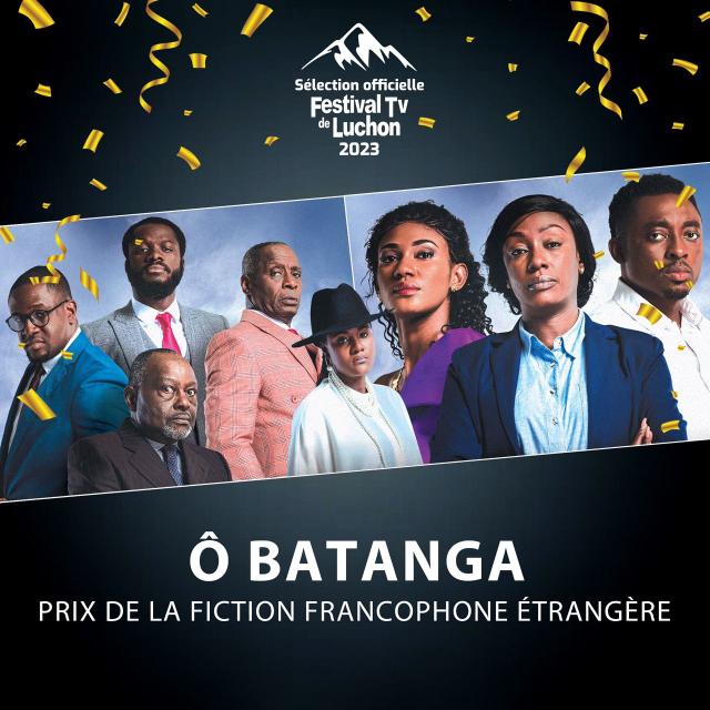 cplusafrique's tweet photo. La série ÔBATANGA vient d'être récompensée du Prix de la fiction francophone étrangère au Festival de Luchon 🏆

Bravo à @alexogou, aux comédien(ne)s et à toutes les personnes qui ont travaillé sur cette série originale 👏🏾 https://t.co/pyAr8F4Om6
