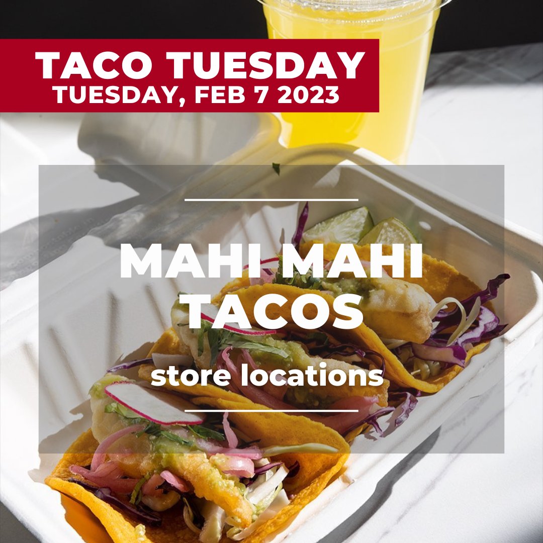 littleminertaco's tweet photo. Taco Tuesday this week is ready to pop off!! Grilled Mahi Mahi Street Tacos. Available in store locations only!

#fishtacos #tacotuesday #TacoTuesdaySpecials #MEXICANCUISINE https://t.co/x3OT1qgw4H