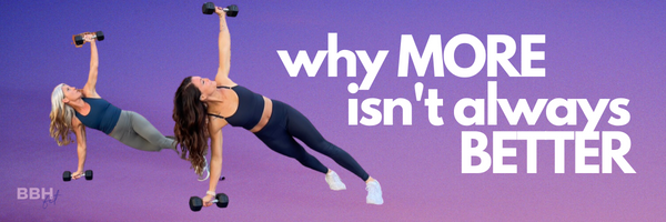 BodyByHannah's tweet photo. Why More Is Not Always Better - https://t.co/0Q8q6ePQaT https://t.co/9Zv8BfQyUB