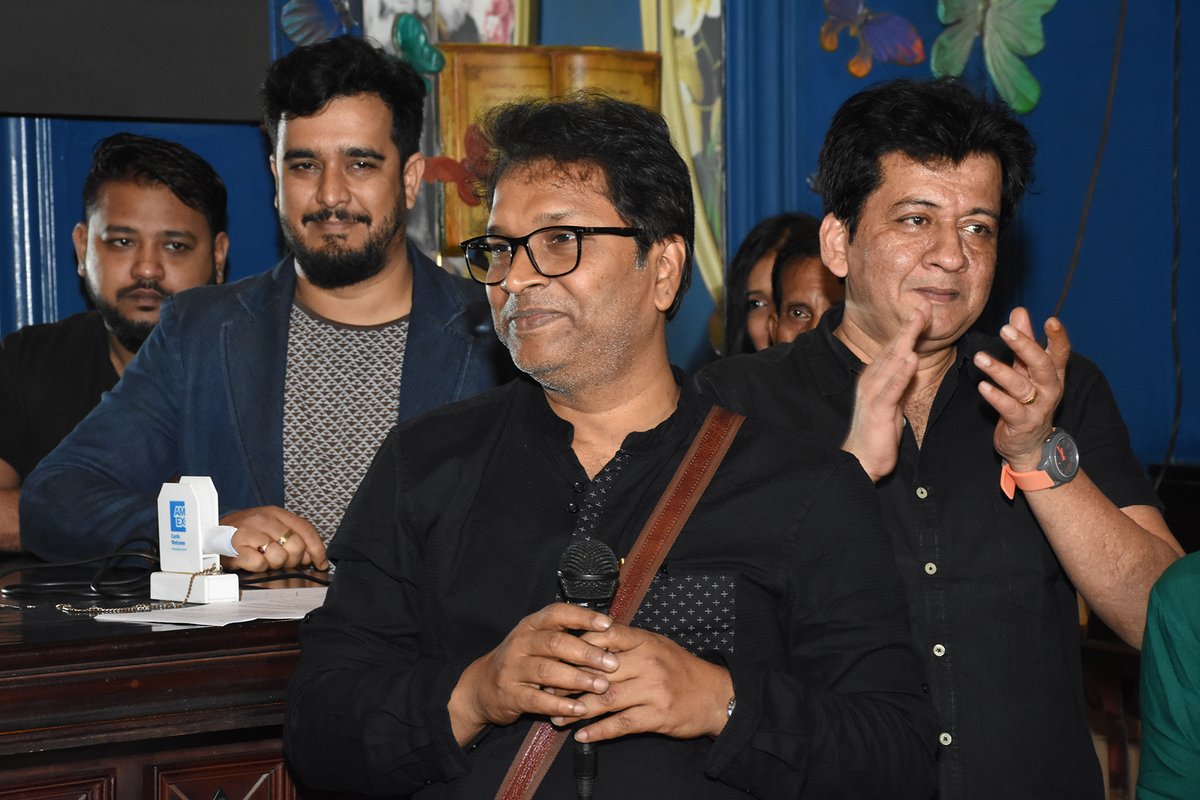 RedIncarnation's tweet photo. press meet 01-02-2023 at South City "Barishh" https://t.co/2wbBq23ZJR