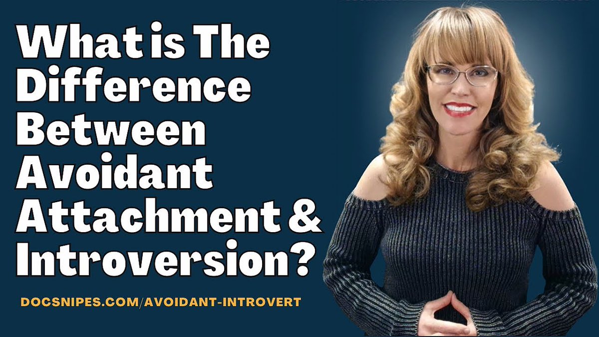 AllCEUs's tweet image. Interested in helping people differentiate between #introversion and #avoidant #attachment? Watch #DocSnipes’ video& find out what’s different between the two
docsnipes.com/avoidant-intro…
CEUs available at AllCEUs.com
#continuingeducation  #counselling #counseling