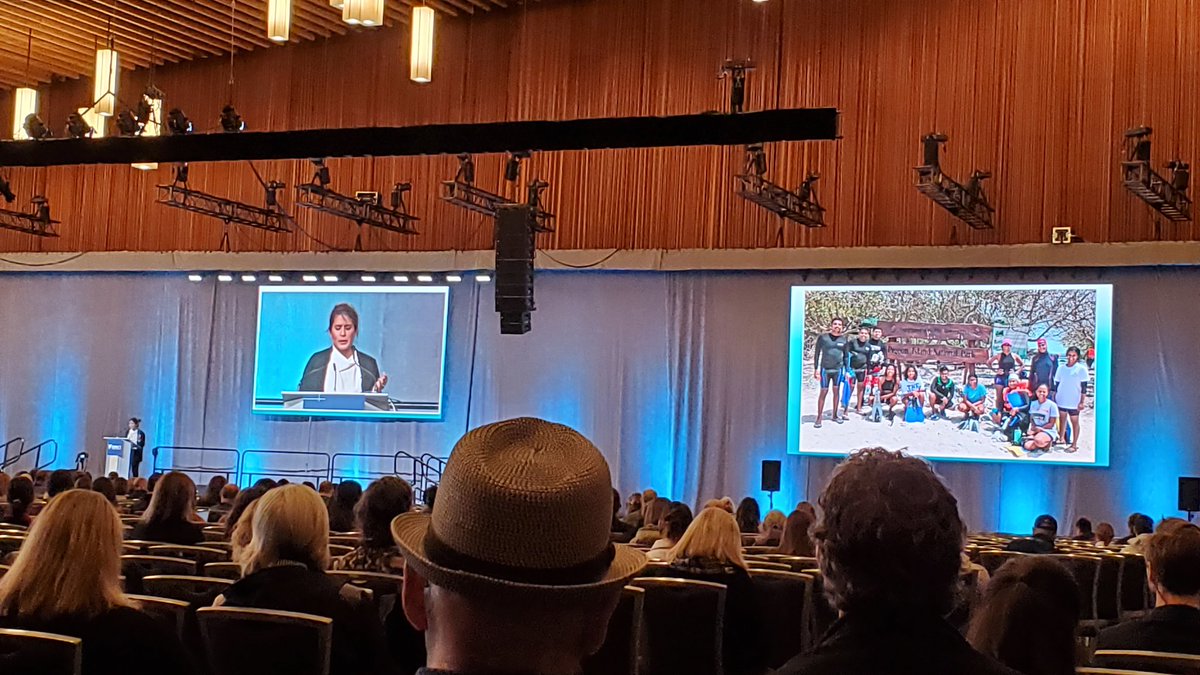 Watching tha amazing Asha de Vos share her story and experiences of #parashutescience and #exclusion. Thank you! @ashadevos #impac5 @IMPAC5Canada