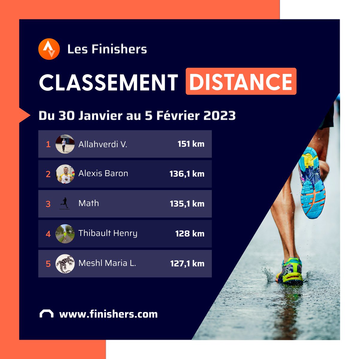 Finishers tweet media