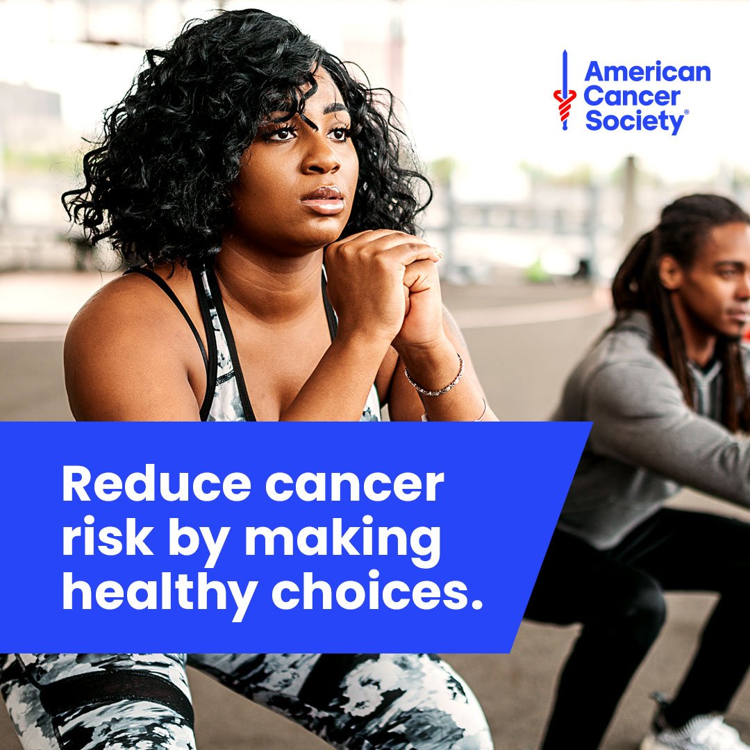 LUCENutrition's tweet photo. There’s no sure way to prevent cancer, but you can help reduce your risk by eating right, staying active, not smoking, and getting screened. Learn more more about eating right and staying active at: https://t.co/63jVHddfhK https://t.co/JaMKUyldTm