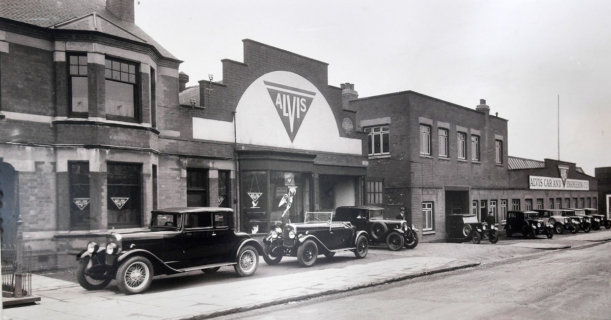 The Alvis works in days gone by.