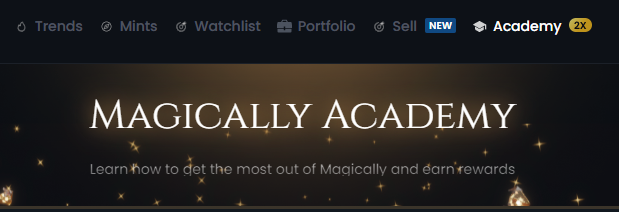 mekamran's tweet image. Complete the crash course of @Magically_gg to claim 2x crystals. #magicallygg has the best features and handy tools and the best way is to learn how to use it #MagicallyDelicious #magically 
@AlphaSharksNFT @opensea
 #NFTs #NFTMarketplace #NFTCommunity
👇
magically.gg/tutorial