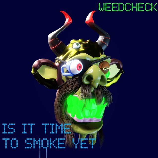 dripbitsnft's tweet photo. No #WeedCheck spaces this evening unfortunately I have a meeting to go too at 4pm we will be back tomorrow 💯💯💯 https://t.co/xVenXk5QSP