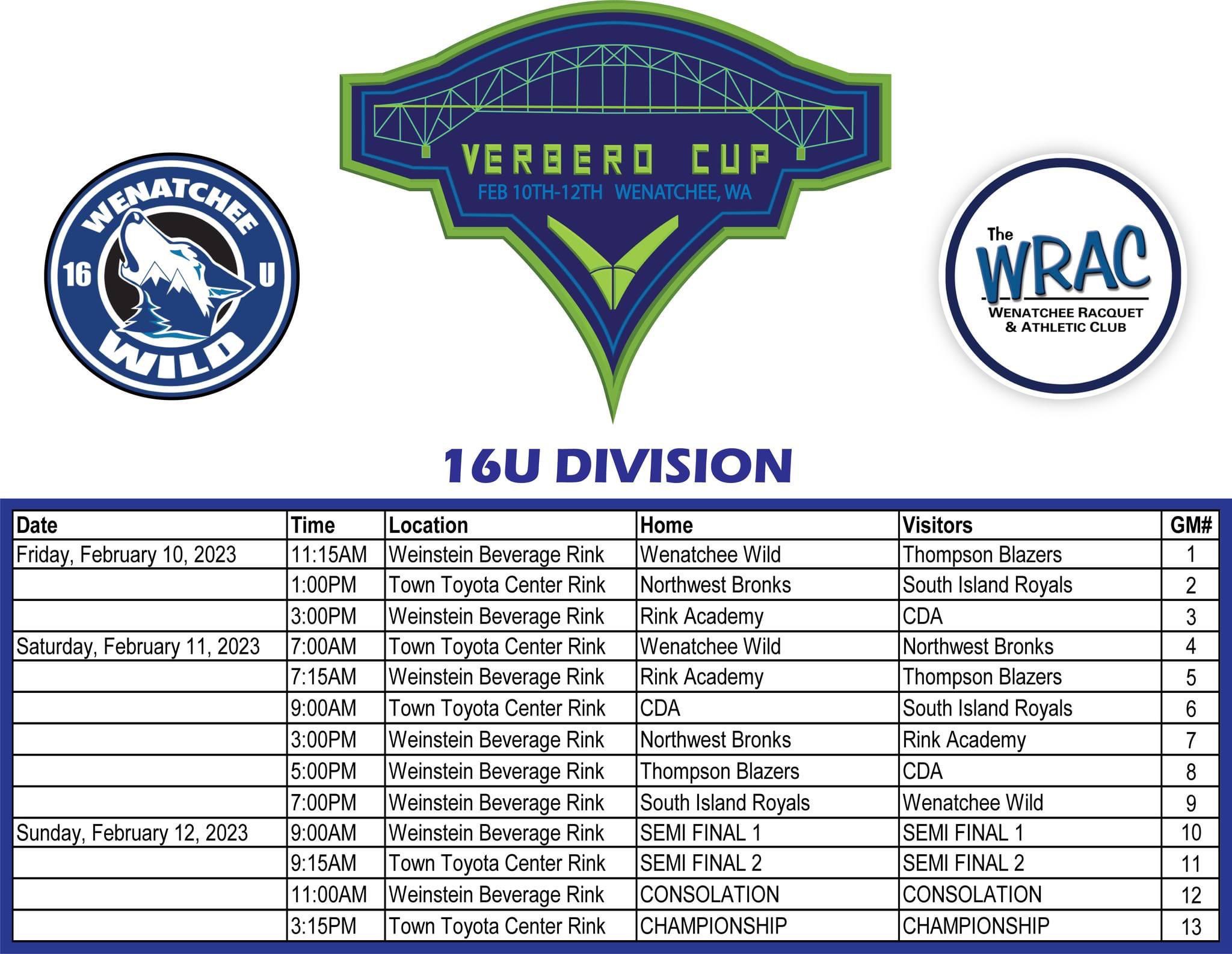 Wenatchee Wild Hockey Academy on Twitter "The Wenatchee Wild Verbero
