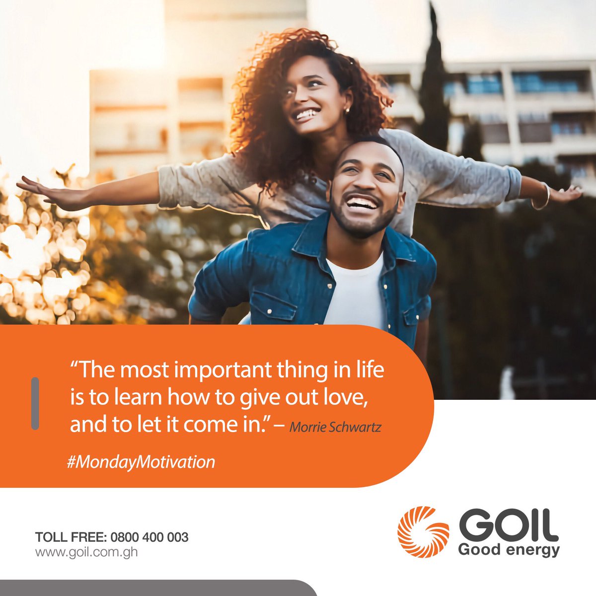GOIL_Official's tweet photo. Happy New Week!
#GOMakeIt
#MonthOfLove
#GOIL
#Goodenergy https://t.co/wKkWoe4ykv
